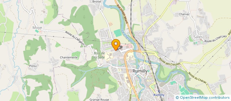 localisation de l'entreprise MONSIEUR ANTHONY DENIZARD  RUMILLY