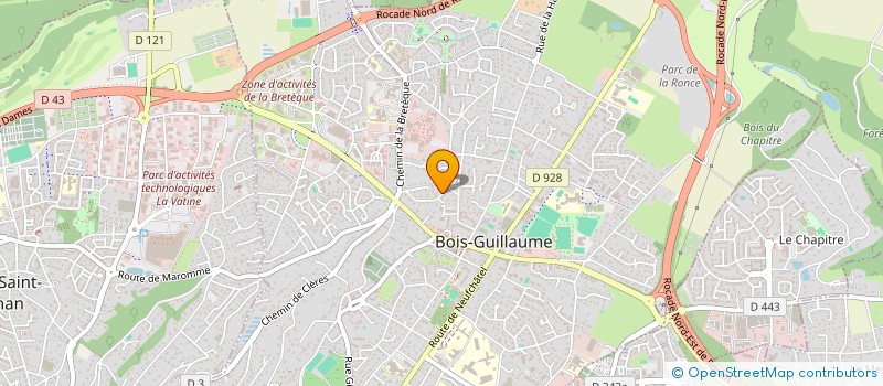 localisation de l'entreprise MONSIEUR ANTHONY DENUTTE à BOIS-GUILLAUME