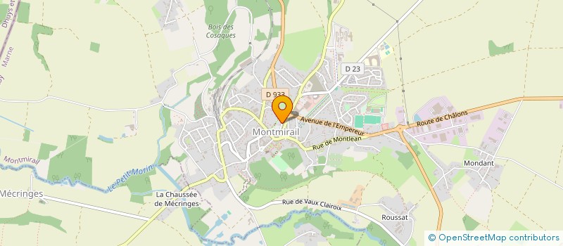 localisation de l'entreprise MONSIEUR ANTHONY DEPAQUIS  MONTMIRAIL