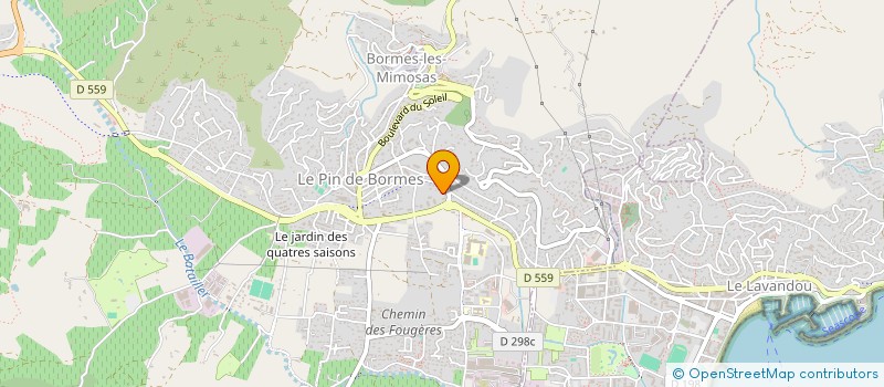 localisation de l'entreprise MONSIEUR ANTHONY DESACHY à BORMES-LES-MIMOSAS