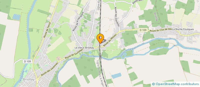 localisation de l'entreprise MONSIEUR ANTHONY DESBOIS  BRIOLLAY