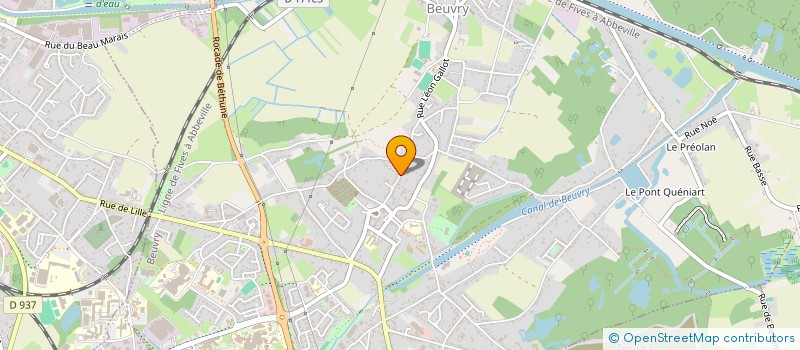 localisation de l'entreprise MONSIEUR ANTHONY DESCAMPIAUX  BEUVRY