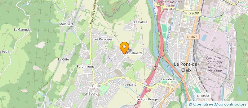 localisation de l'entreprise MONSIEUR ANTHONY DESHAIES  CLAIX