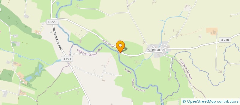 localisation de l'entreprise MONSIEUR ANTHONY DESHAIES  CHERANCE