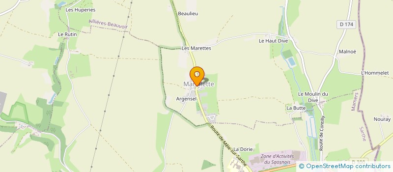 localisation de l'entreprise MONSIEUR ANTHONY DESHAYES  MAROLLETTE