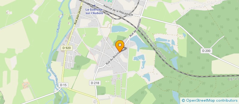 localisation de l'entreprise MONSIEUR ANTHONY DESMAREST  LA GUERCHE-SUR-L'AUBOIS