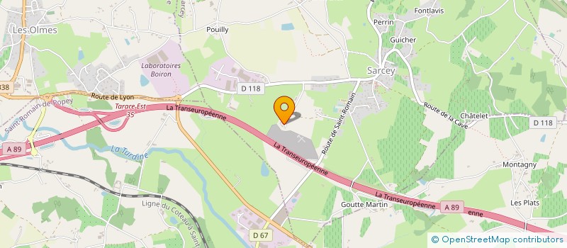 localisation de l'entreprise MONSIEUR ANTHONY DESPLANCHES  SARCEY