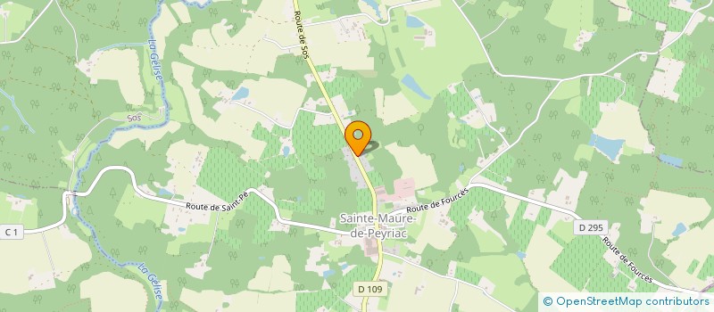 localisation de l'entreprise MONSIEUR ANTHONY DESPLANS  SAINTE-MAURE-DE-PEYRIAC