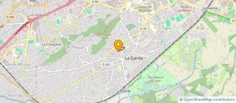 localisation de l'entreprise MONSIEUR ANTHONY DESTANDAU  LA GARDE