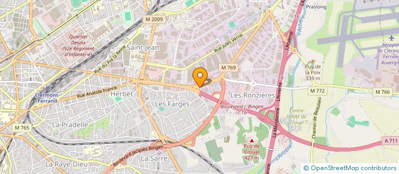 localisation de l'entreprise MONSIEUR ANTHONY DETTINGER à CLERMONT-FERRAND