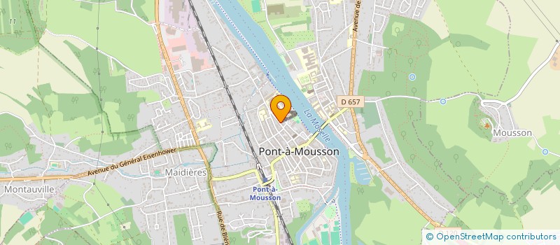 localisation de l'entreprise MONSIEUR ANTHONY DEUTZER  PONT-A-MOUSSON