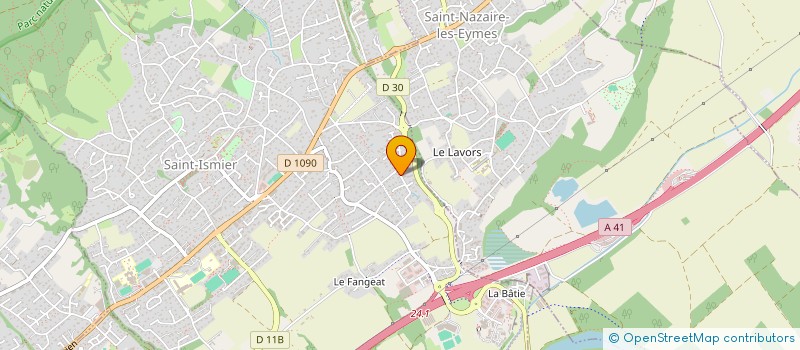 localisation de l'entreprise MONSIEUR ANTHONY DEVEAUX  SAINT-ISMIER