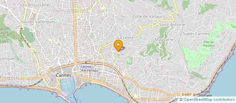 localisation de l'entreprise MONSIEUR ANTHONY DEVOILLE à CANNES