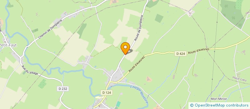 localisation de l'entreprise MONSIEUR ANTHONY DHAUSSY  CARTIGNIES