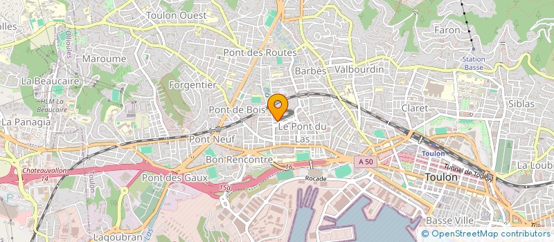 localisation de l'entreprise MONSIEUR ANTHONY DI BELLA  TOULON