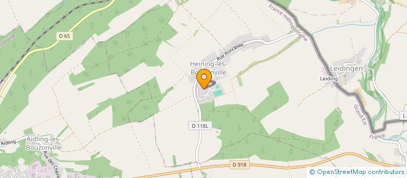 localisation de l'entreprise MONSIEUR ANTHONY DI CATO  HEINING-LES-BOUZONVILLE