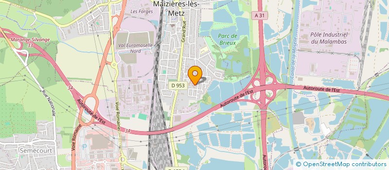 localisation de l'entreprise MONSIEUR ANTHONY DI MICHELE  MAIZIERES-LES-METZ