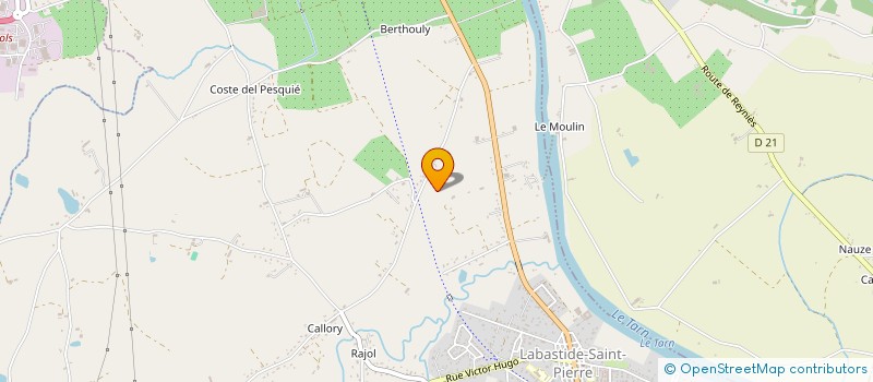 localisation de l'entreprise MONSIEUR ANTHONY DI RENZO  LABASTIDE-SAINT-PIERRE