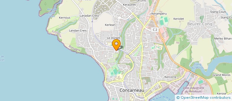 localisation de l'entreprise MONSIEUR ANTHONY DIAGARADJA  CONCARNEAU