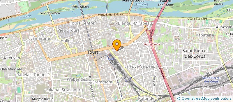 localisation de l'entreprise MONSIEUR ANTHONY DIJOUX  TOURS