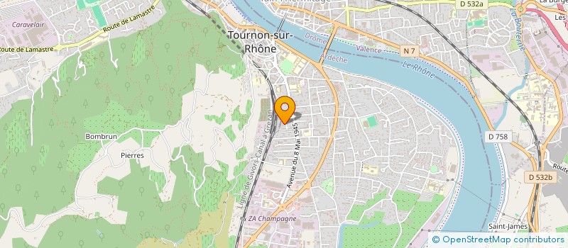 localisation de l'entreprise MONSIEUR ANTHONY DJATCHEU DJIKEUSSI à TOURNON-SUR-RHONE
