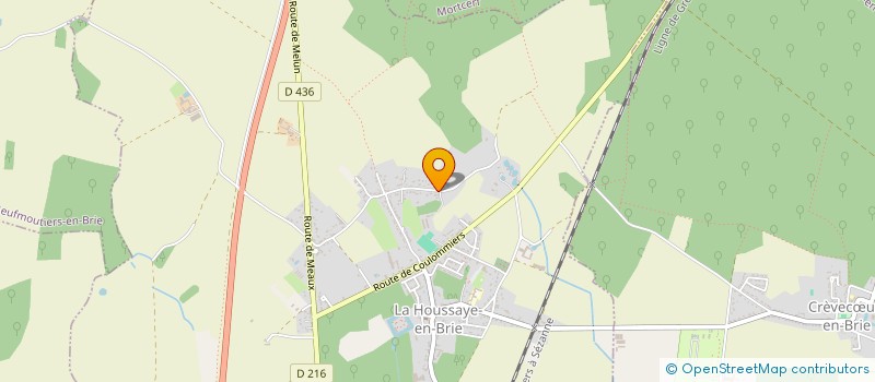 localisation de l'entreprise MONSIEUR ANTHONY DJEBAR  LA HOUSSAYE-EN-BRIE