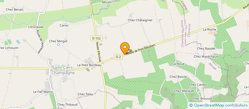 localisation de l'entreprise MONSIEUR ANTHONY DODIN  SAINT-CIERS-CHAMPAGNE