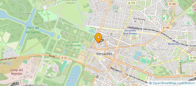 localisation de l'entreprise MONSIEUR ANTHONY DOEBELIN  VERSAILLES