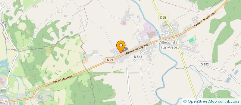 localisation de l'entreprise MONSIEUR ANTHONY DOMEGE  BETPLAN