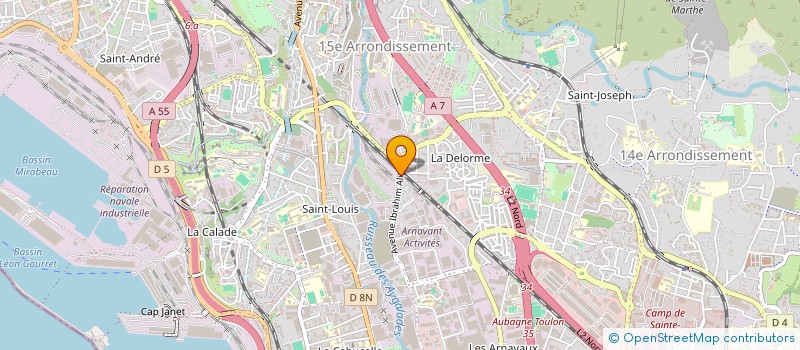 localisation de l'entreprise MONSIEUR ANTHONY DOMINGE à MARSEILLE 15