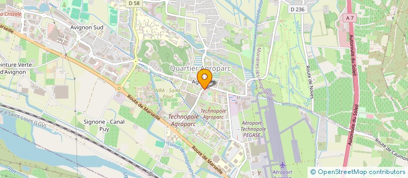 localisation de l'entreprise MONSIEUR ANTHONY DOMINGUES  AVIGNON