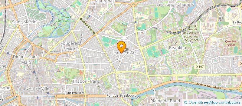 localisation de l'entreprise MONSIEUR ANTHONY DONVAL  RENNES