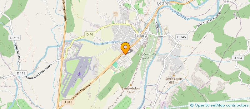 localisation de l'entreprise MONSIEUR ANTHONY DORAY  TALLARD