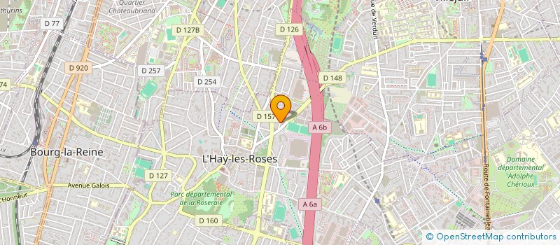 localisation de l'entreprise MONSIEUR ANTHONY DORE  L'HAY-LES-ROSES