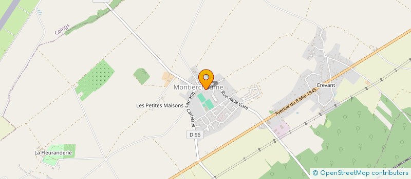 localisation de l'entreprise MONSIEUR ANTHONY DOREAU à MONTIERCHAUME