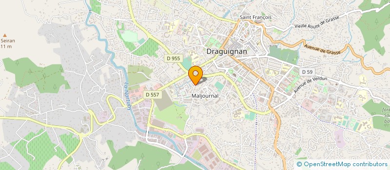 localisation de l'entreprise MONSIEUR ANTHONY DORIAC  DRAGUIGNAN