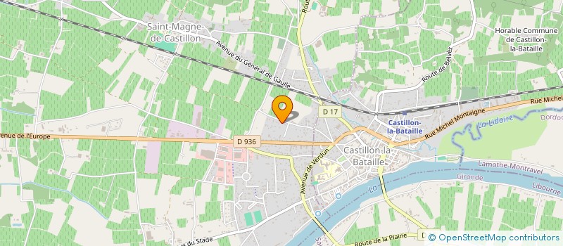 localisation de l'entreprise MONSIEUR ANTHONY DOS SANTOS  SAINT-MAGNE-DE-CASTILLON