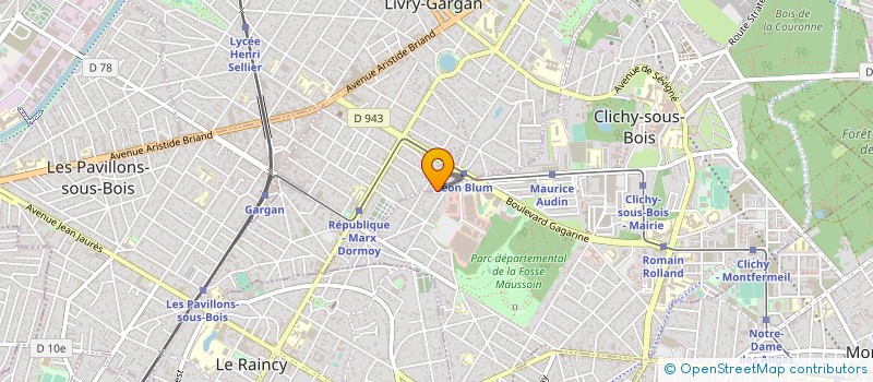 localisation de l'entreprise MONSIEUR ANTHONY DOS SANTOS à CLICHY-SOUS-BOIS