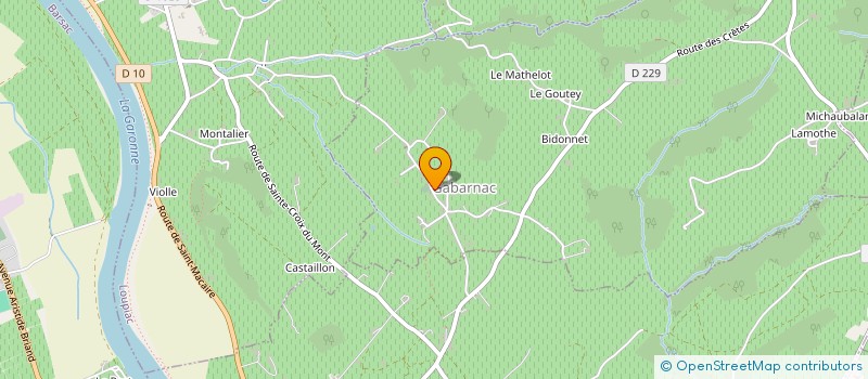 localisation de l'entreprise MONSIEUR ANTHONY DOS SANTOS PAIVA  GABARNAC