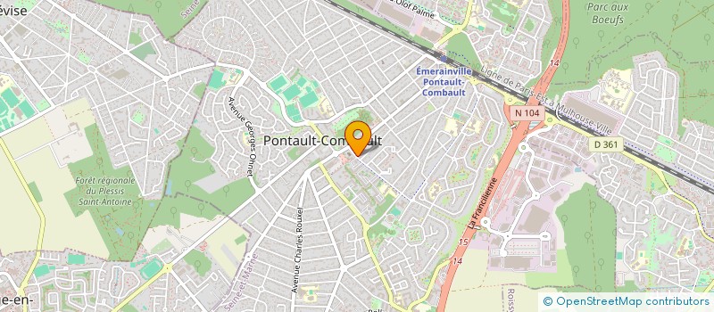 localisation de l'entreprise MONSIEUR ANTHONY DOS SANTOS RUA  PONTAULT-COMBAULT