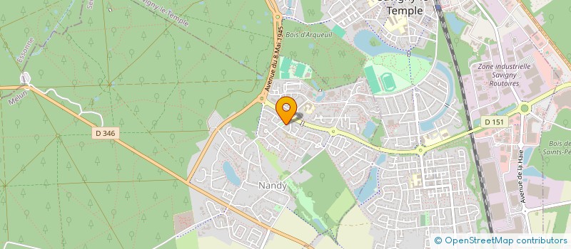 localisation de l'entreprise MONSIEUR ANTHONY DOTTEL  NANDY