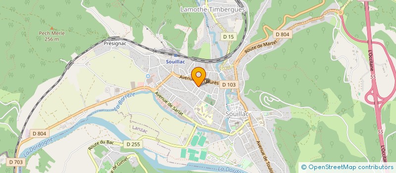 localisation de l'entreprise MONSIEUR ANTHONY DOUAREC  SOUILLAC