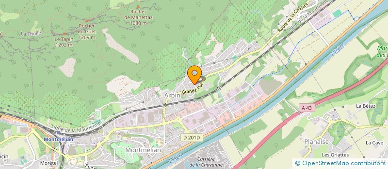 localisation de l'entreprise MONSIEUR ANTHONY DOUAY  ARBIN