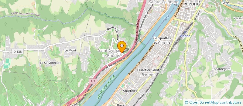 localisation de l'entreprise MONSIEUR ANTHONY DOUZET  SAINT-CYR-SUR-LE-RHONE