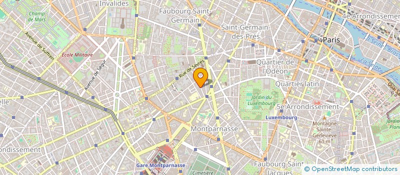 localisation de l'entreprise MONSIEUR ANTHONY DRECOURT  PARIS 06