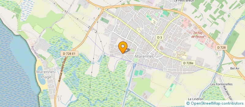 localisation de l'entreprise MONSIEUR ANTHONY DUBAULT à MARENNES-HIERS-BROUAGE