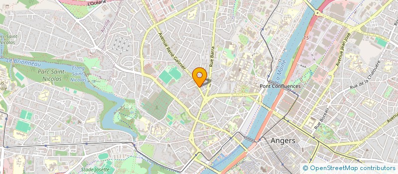 localisation de l'entreprise MONSIEUR ANTHONY DUBE à ANGERS