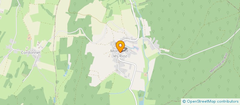 localisation de l'entreprise MONSIEUR ANTHONY DUBEL  MONTARLOT-LES-RIOZ