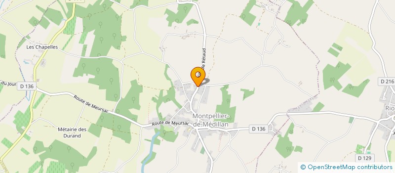 localisation de l'entreprise MONSIEUR ANTHONY DUBOIL  MONTPELLIER-DE-MEDILLAN