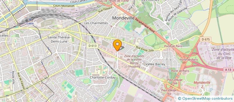 localisation de l'entreprise MONSIEUR ANTHONY DUBOIS  MONDEVILLE